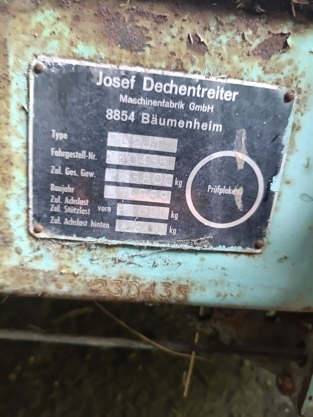 Rimorchi: Ladewagen Dechentreiter – Usato da Mühlrüti venduto da aebi10 1