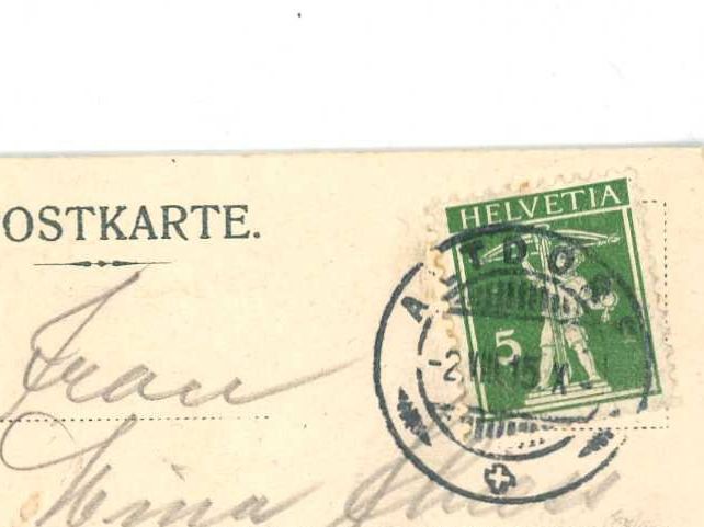Ansichtskarten: Altdorf Tell Tram 1915 – Gebraucht aus Dallenwil von montem63 1