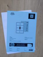 Etiketten 90 x 65 mm, 10 Blatt á 8 Etiketten
