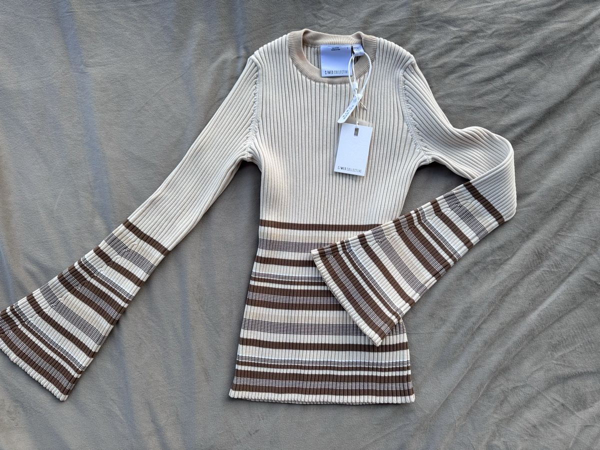 Top: C/Meo Collective TOP gestreift & elastisch Pullover NEU WOW – Nuovo e nell'imballaggio originale da Gibswil venduto da Engelsgleich 6