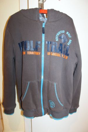 Kapuzenjacke gefüttert Gr. 164