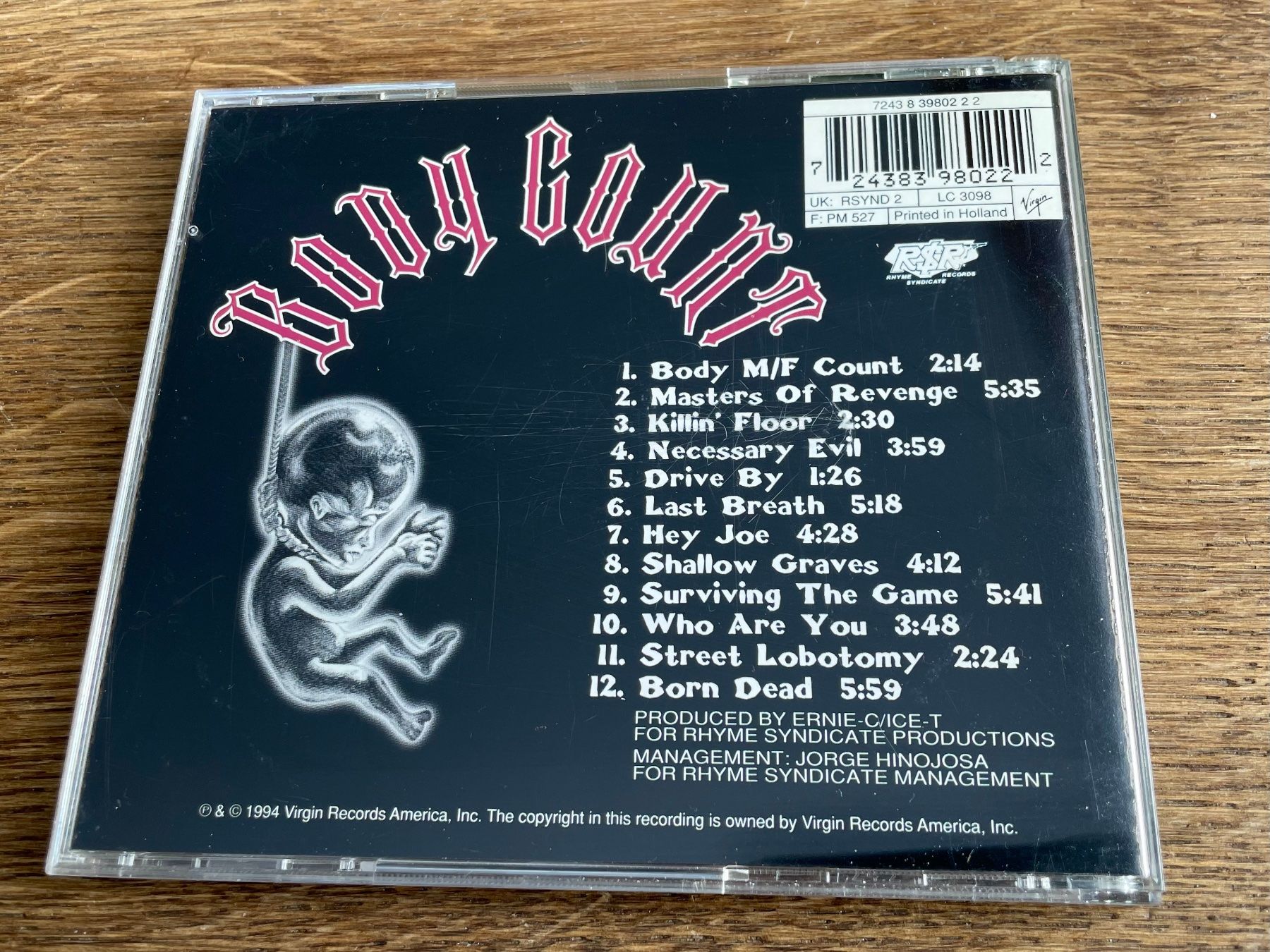 CD: Body Count - Born Dead - CD – Usato da Pontresina venduto da il-bain 1