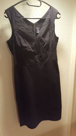 GAP Kleid schwarz Wickelkleid Etuikleid Rock Wickeloptik NW!