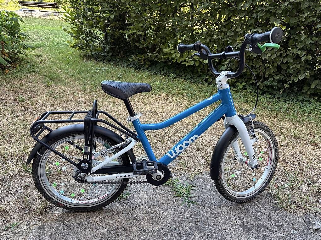 Velos: Woom 3 Automagic - Blau – Gebraucht aus Zürich von tobens