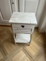 Möbel Holz weiss mit Schublade gebrauchter Zustand