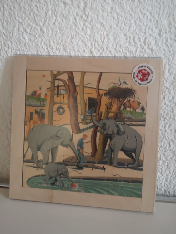 Lais Puzzle Madre Elefante con su cría 1000 Piezas