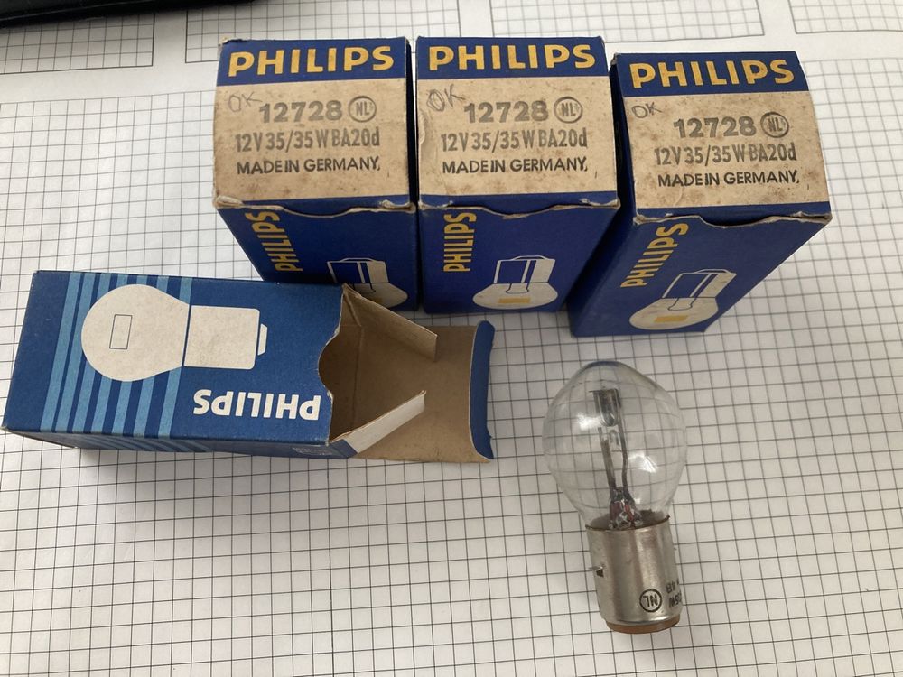 Birne 12 Volt 40/45 Watt BA20D - Kabelzubehör & Montageteile