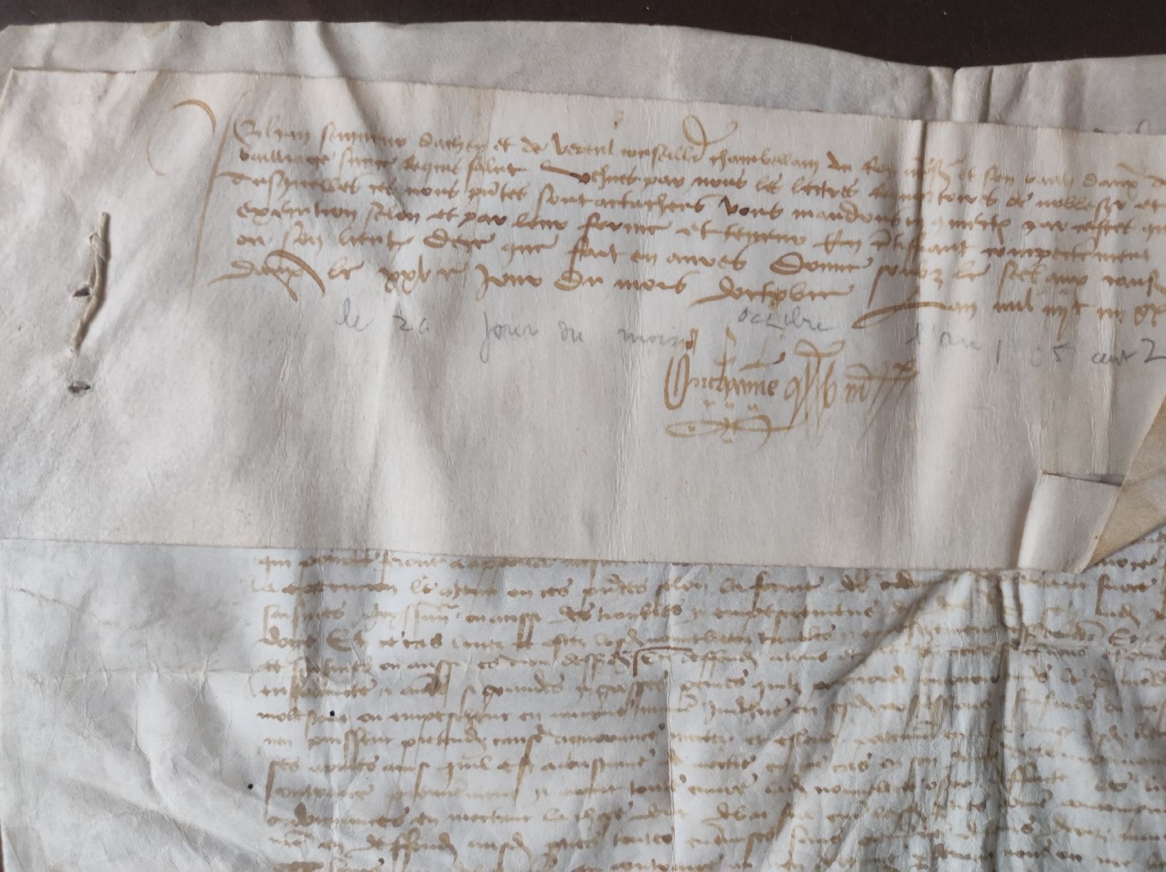 Dokumente: MANUSKRIPTE - URKUNDE 1527 – Gebraucht aus Goldach von Gaip 3
