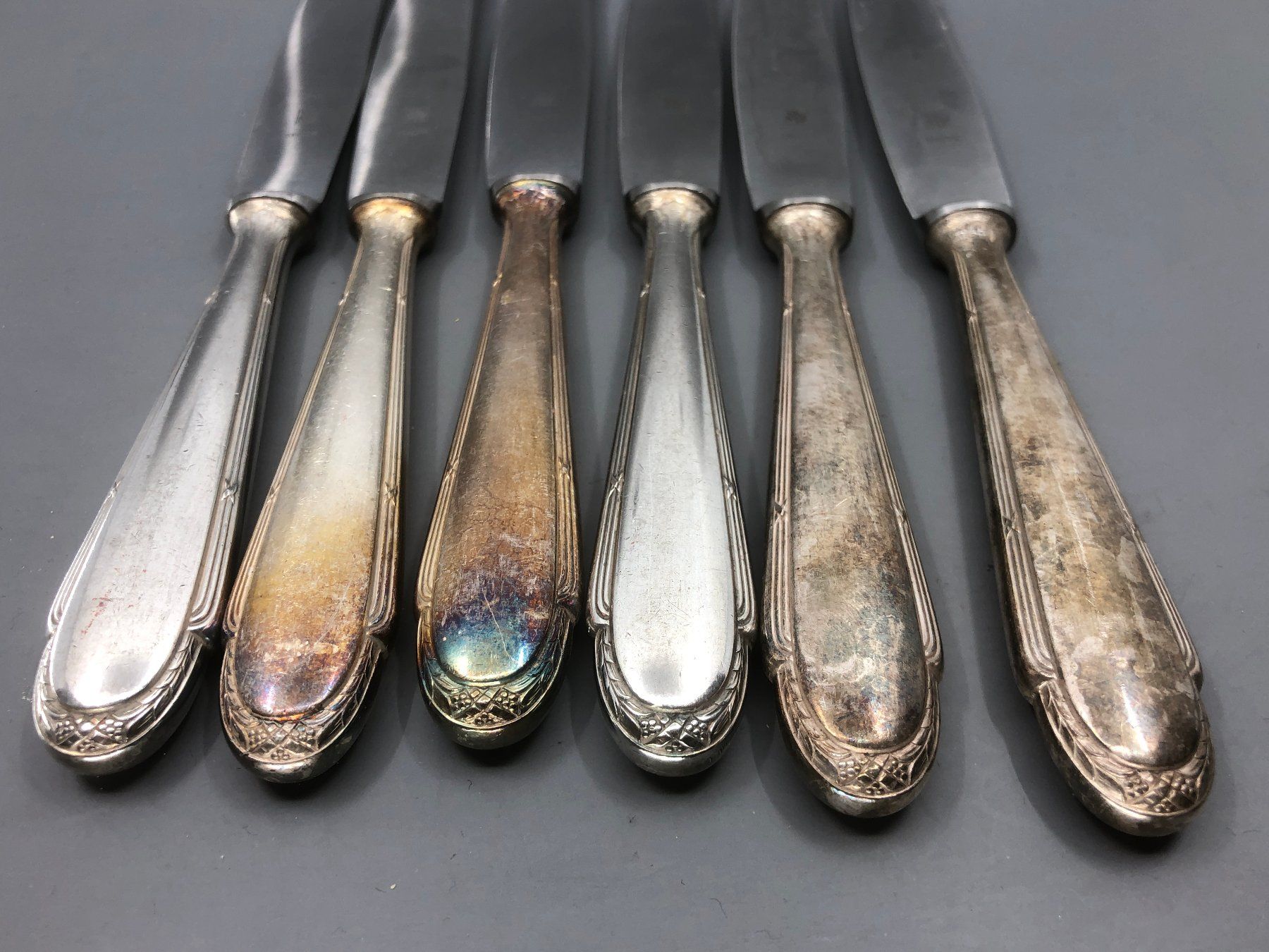 WMF Posate: 6 Tafelmesser versilbert WMF – Usato da Basel venduto da Tiabeanie 2