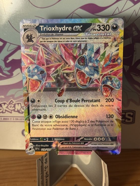 PSA 8.5 Trioxhydre ex 240/191- Pokémon EV8 : Etincelles Déferlantes
