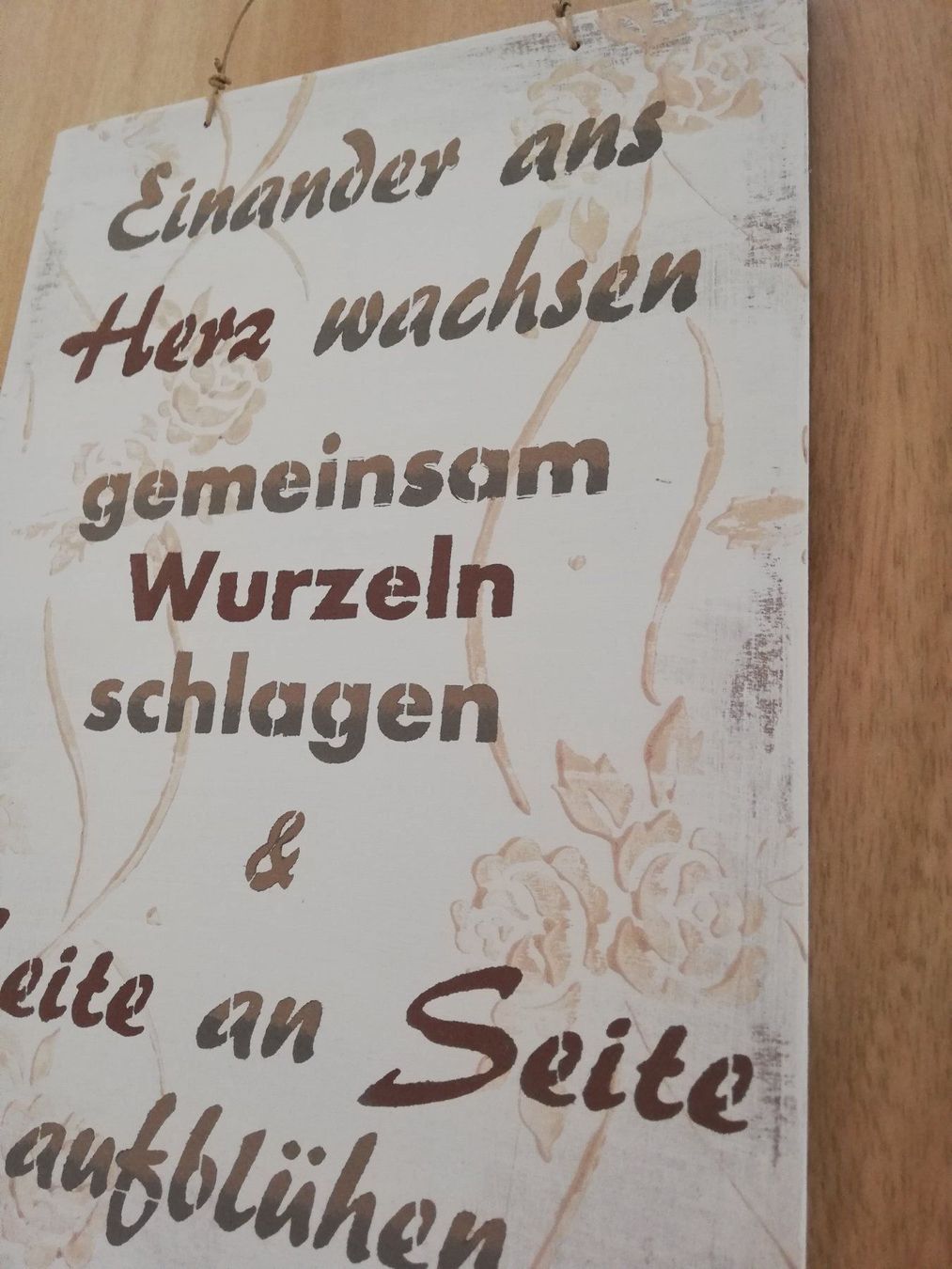 Tutte le decorazioni: Holztafel Schriftzug Shabby Chic – Nuovo e nell'imballaggio originale da Unterägeri venduto da silvi21 2