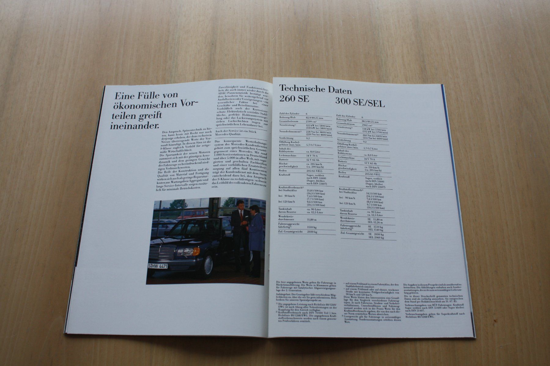 Mercedes-Benz Documenti: Mercedes S Klasse Prospekt 1987 – Usato da Wikon venduto da erwin400 7