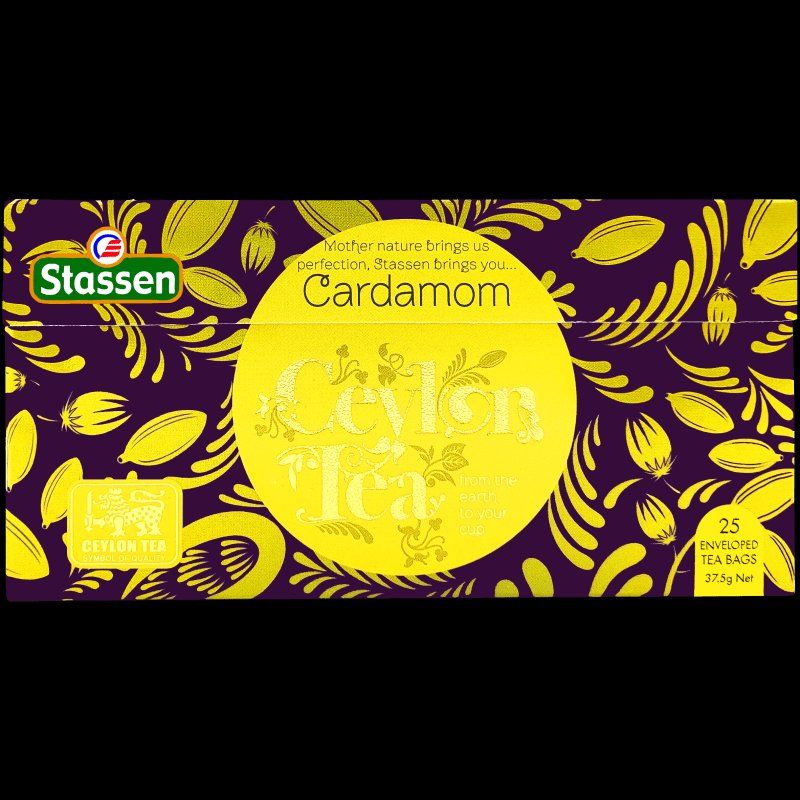 Cibi & Specialità: Stassen - Cardamom Tea - Gastro-Teebeutel – Nuovo e nell'imballaggio originale da Gampelen venduto da Geschenkxy 1