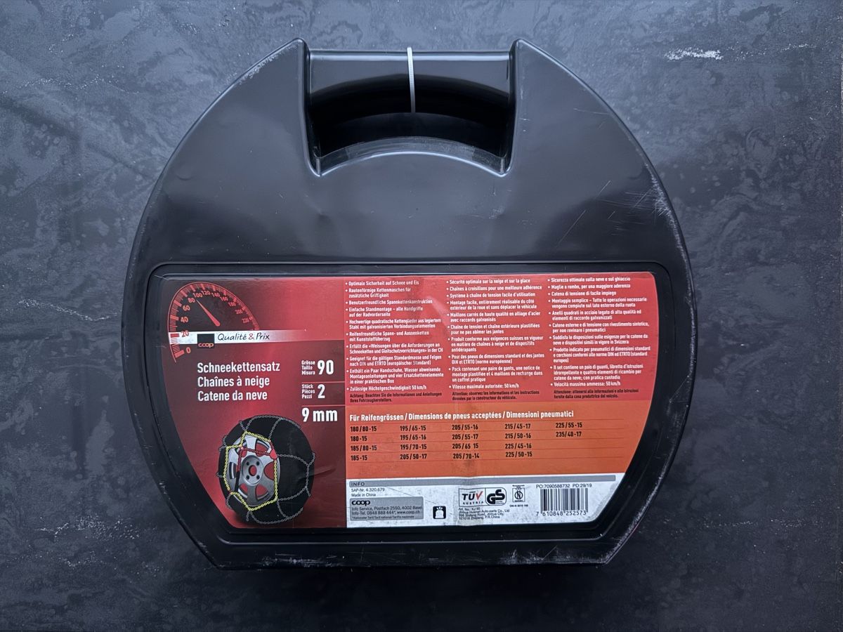 Catene da neve: Schneeketten Auto – Nuovo e nell'imballaggio originale da Luzern venduto da nin_652v