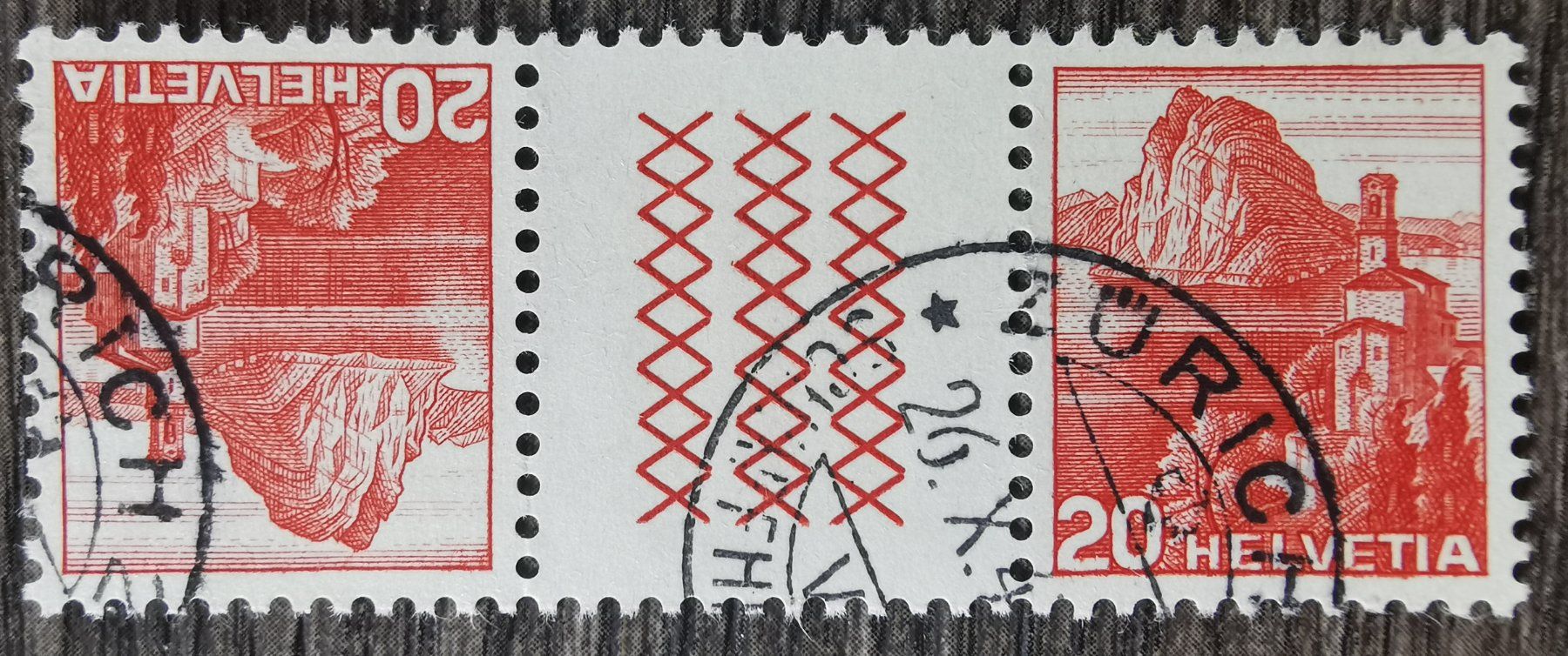 Tutti i francobolli: TR08 Timbre Suisse 19xx Oblitere – Usato da Cousset venduto da Patrick_Collections