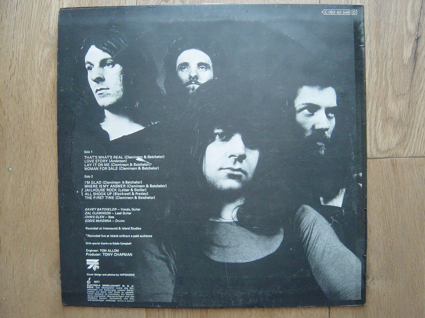 Dischi in vinile: Tear Gas Same – Usato da Wängi venduto da Emeraldgreen69 1