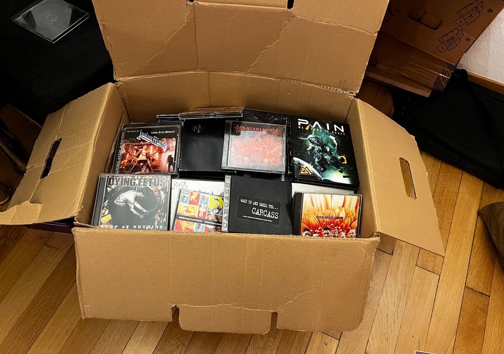 Metal Cd Grab Bag 10 CDs Für 25$ Death Black Doom Versiegelt 10 Metal