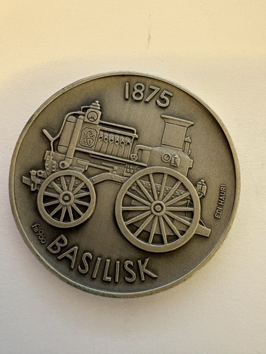 Alle Münzen: 1875 Basel versilbert  – Gebraucht aus Murten von Tzaugg 1