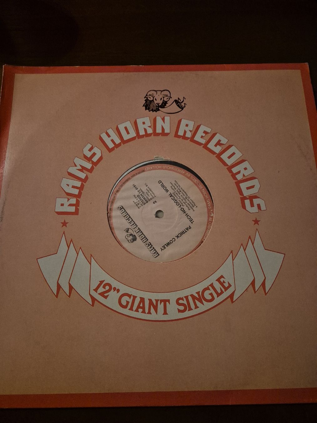 Dischi in vinile: Patrick Cowley - Tech-no-logical World 12" Single, 1983 – Usato da Grandval venduto da JeroenK