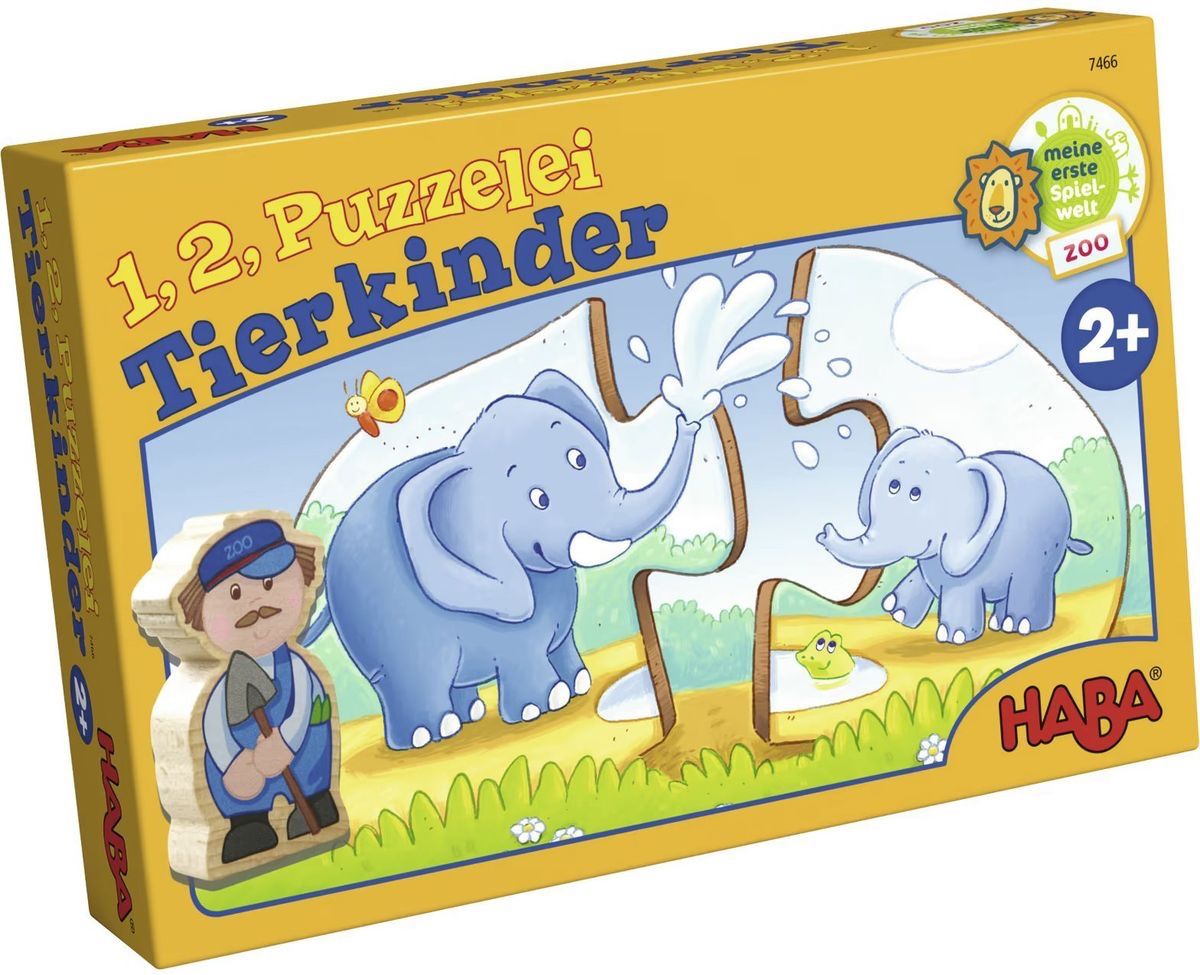 Haba Puzzle: 2 x HABA Puzzle - Tierkinder & Polizei – Usato da Zollikon venduto da Krenapf 3