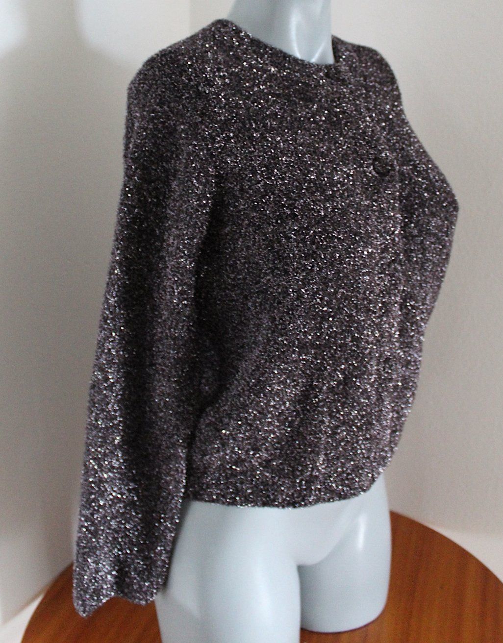 Maje Jacken: Festliche maje Strickjacke Glitzer  Gr. 3 = DE - Gr. 38 – Gebraucht aus Locarno von madame-tus-sauds 2
