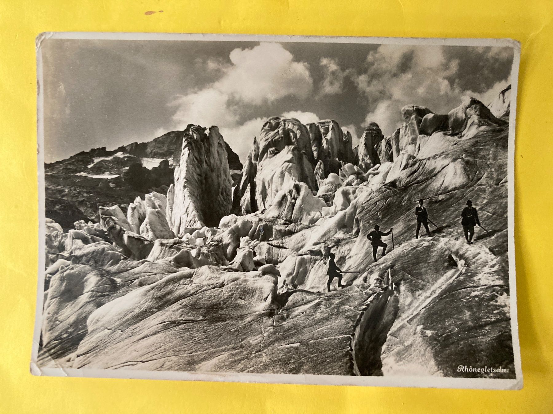 Cartoline postali: Rhonegletscher – Usato da Zürich venduto da Chaeffeler