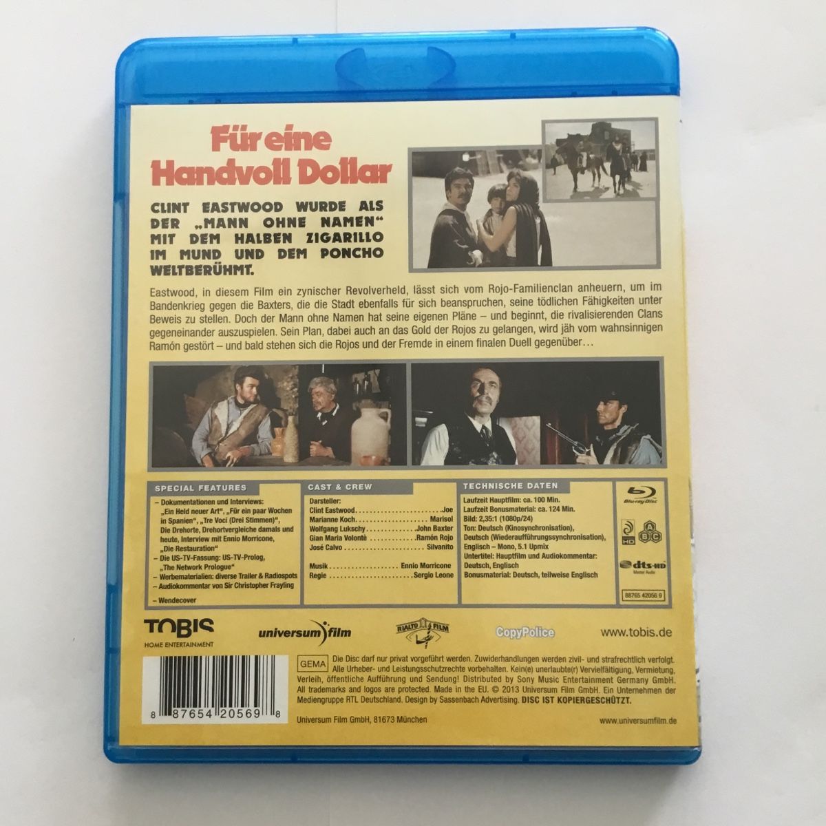 Tutti i DVDs: Für eine Handvoll Dollar Blu Ray Neu Wertig  – Nuovo (secondo la descrizione) da Blauen venduto da berlingo65 1