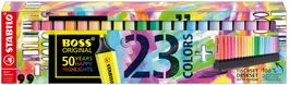 Stabilo Boss Origknal Arty Set; 23 Leuchtstifts