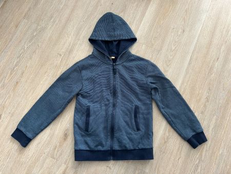 Kapuzenpullover mit Reissverschluss, Grösse 140