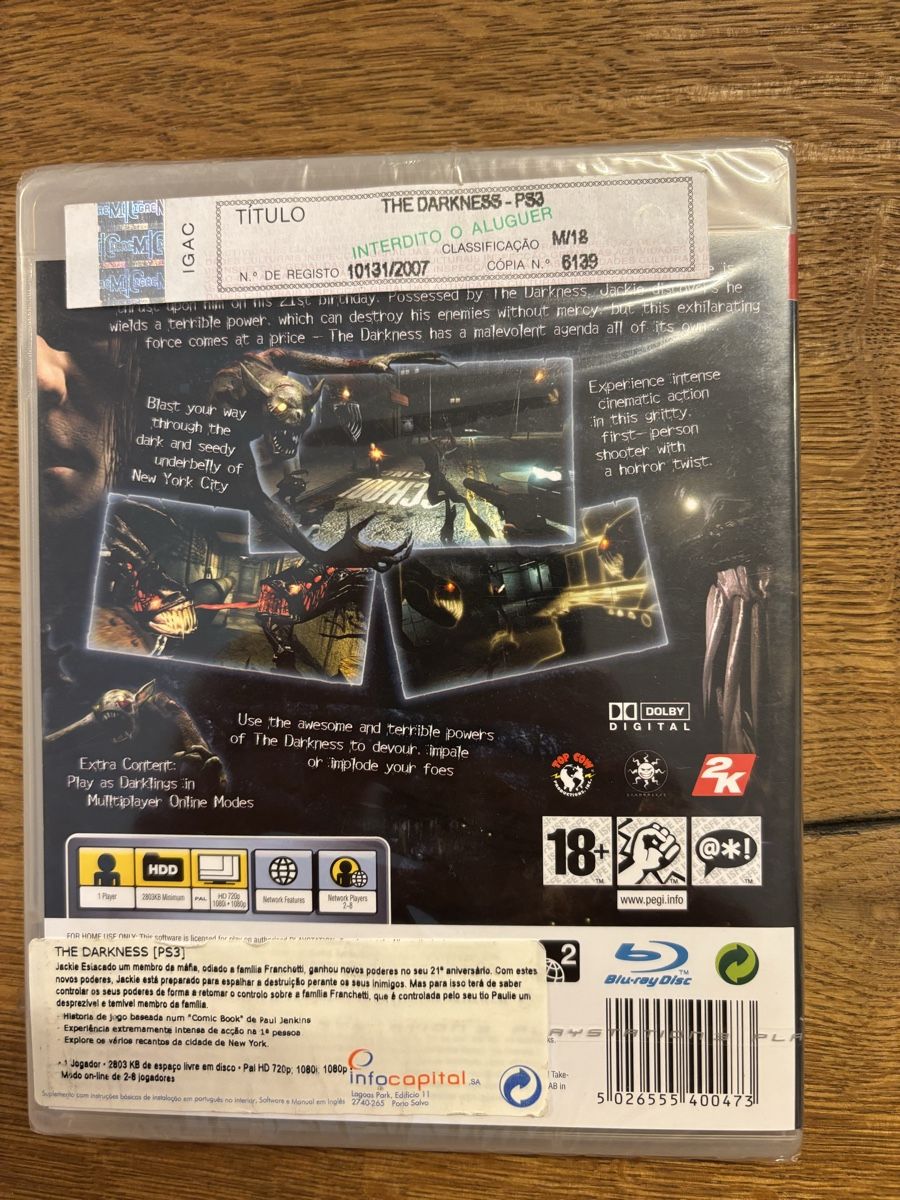 Spiele: PlayStation 3 The Darkness SEALED NEU – Neu und originalverpackt aus Brütten von Swerman1984 1