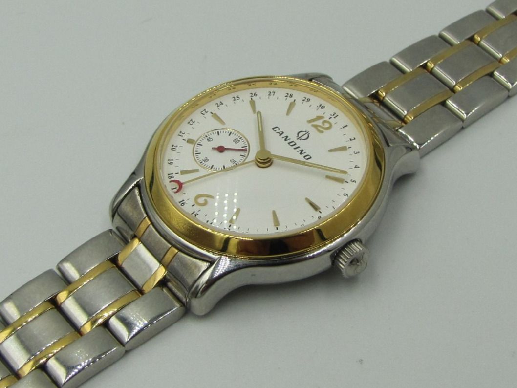 Candino Montres: Candino bicolor, Automatic mit Pointer & kl. Sekunde. NOS – Neuf (Voir description) à Pieterlen par Flipper0 4