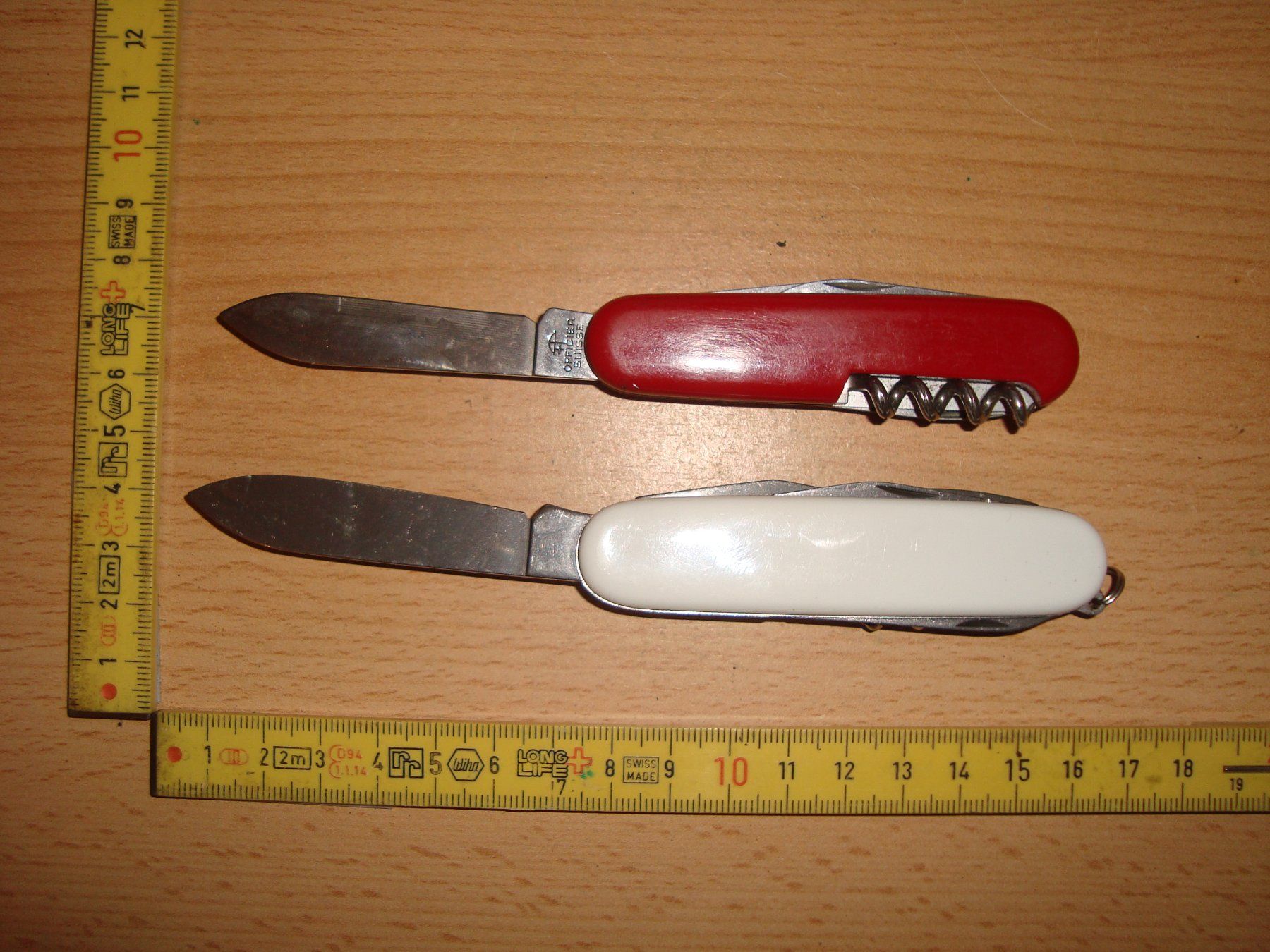 Coltelli tascabile: 2 Werbemesser Taschenmesser Klappmesser – Usato da Vordemwald venduto da tinumesser 1