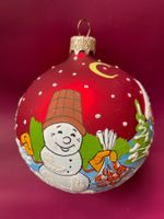 Weihnachtsbaumschmuck Wintermotiv  handarbeit