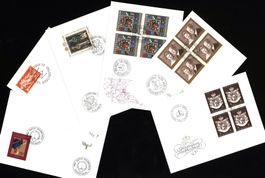 Weihnachtskarten FL 1.1.68- 1994 komplett (K162)
