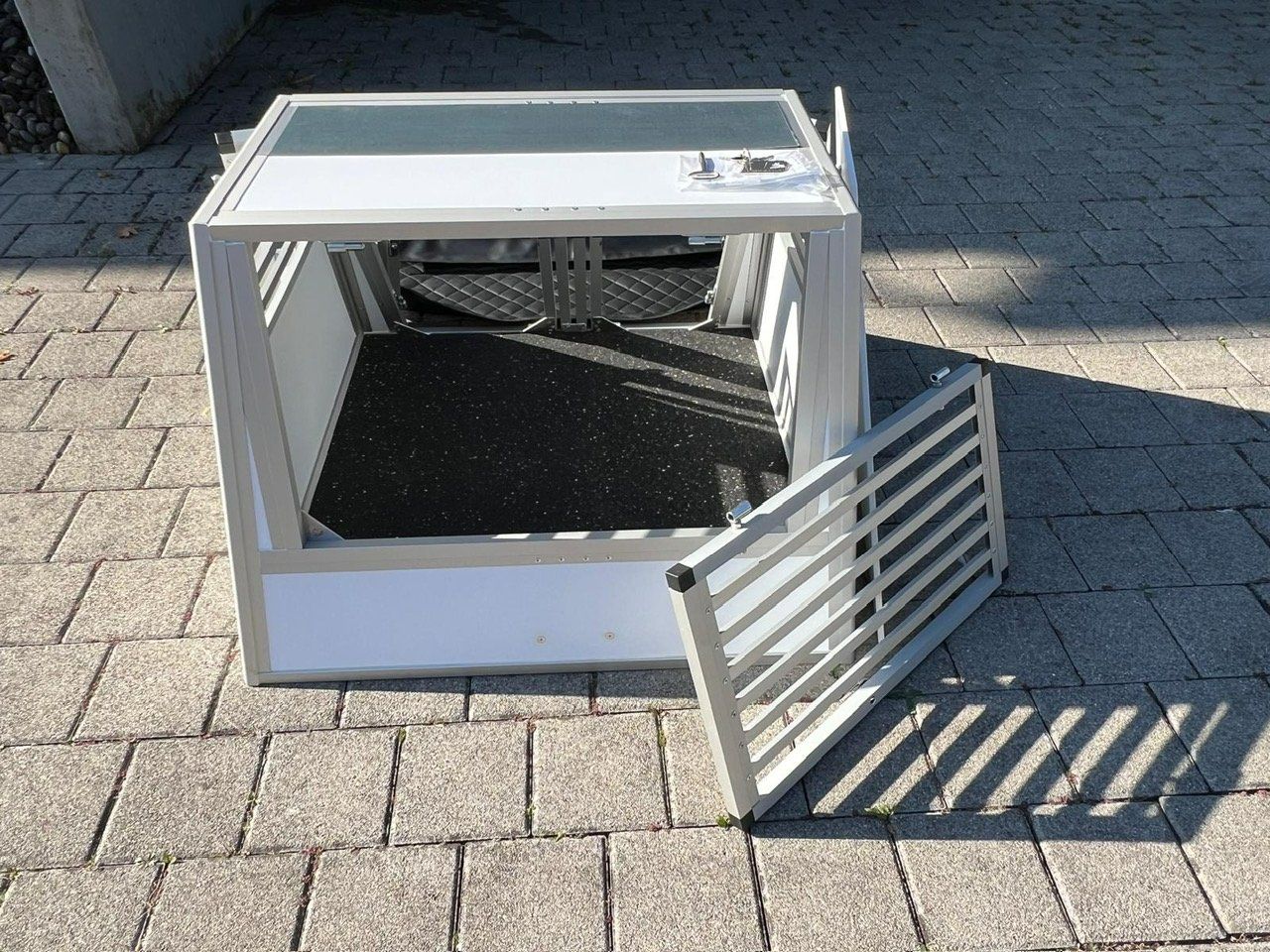 Gabbie, trasporto & Sicurezza: Doppelhundebox von WT-Metall – Usato da Thalheim an der Thur venduto da laika1995 2