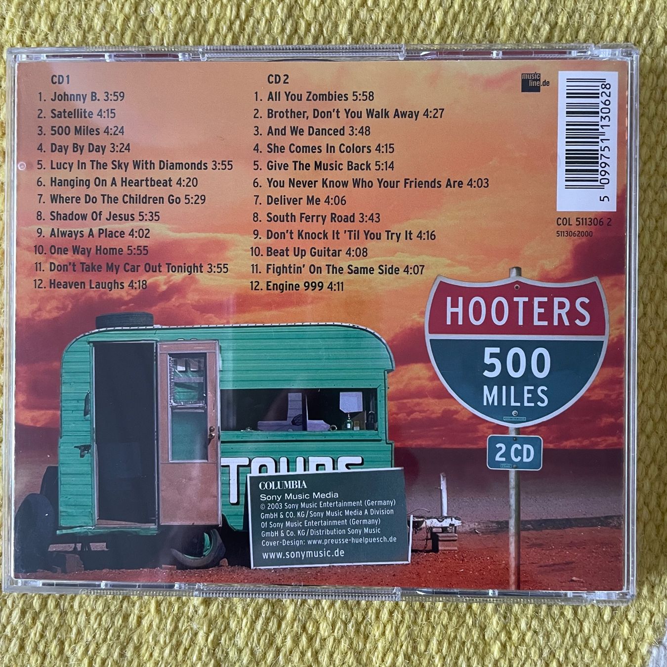 CDs: HOOTERS-2CD 500 MILES – Gebraucht aus Rorschacherberg von CD-Roli 1