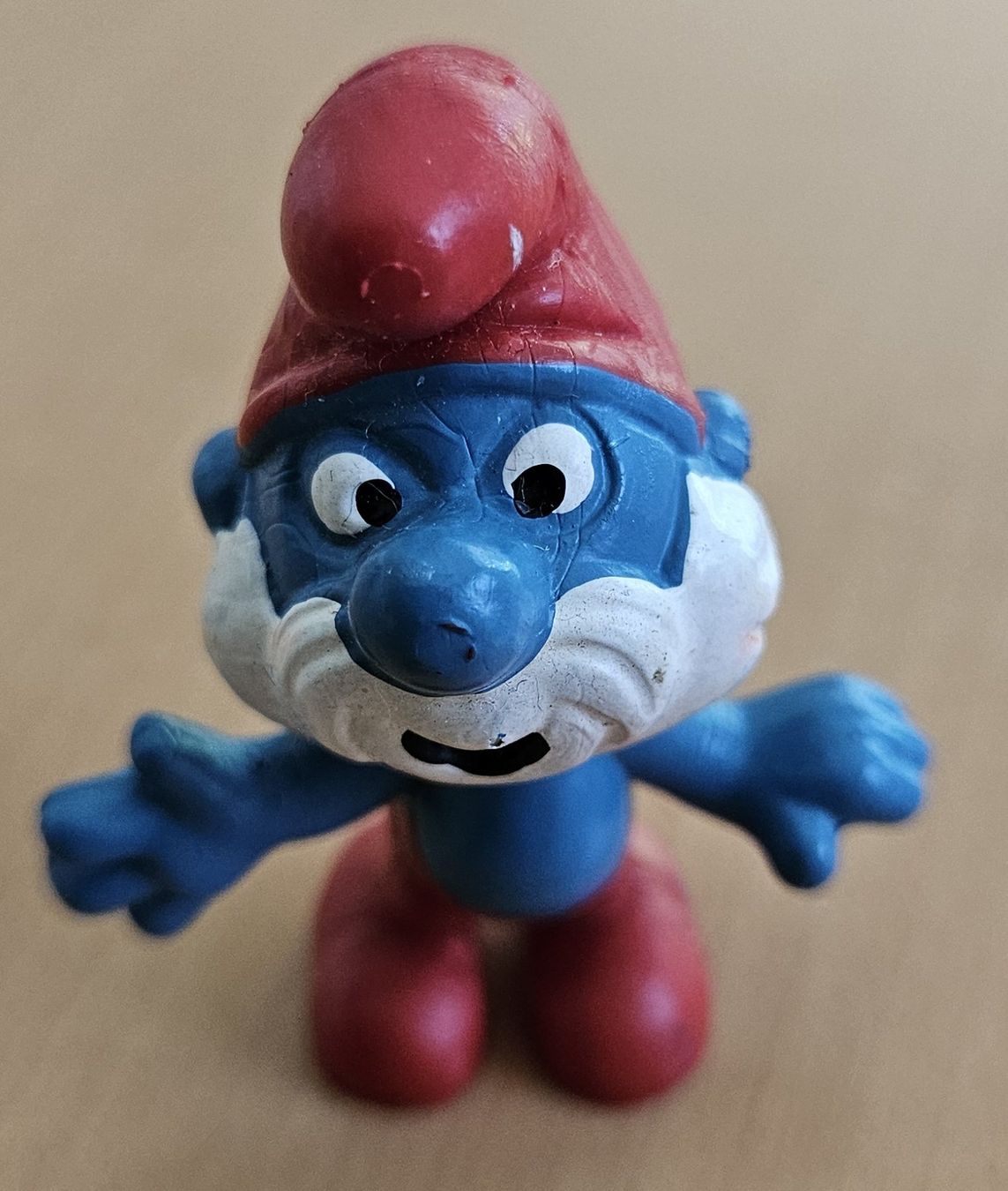 Statuette: Spielfigur Papa-Schlumpf – Usato da Schaffhausen venduto da asyouwestley
