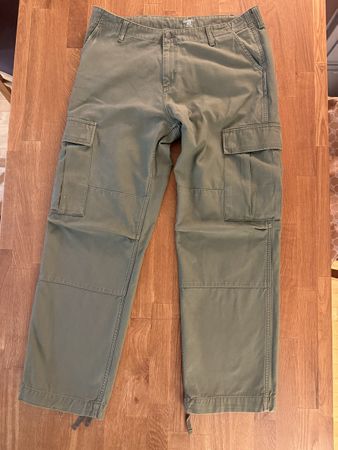 Cargo Hose Carhartt olivgrün Baumwolle guter Zustand 36/32