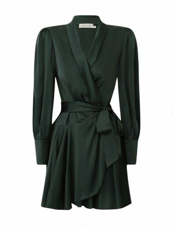Zimmermann Silk Wrap Dress