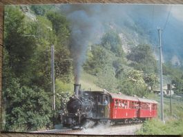 BVZ Brig-Visp-Zermatt-Bahn Dampflok HG 2/3 Nr. 7 Breithorn a