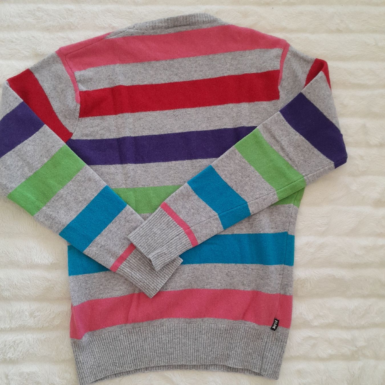 Pulls & Sweat-shirts: Pull Franklin Marshall, laine vierge, rayures multicolores. – D'occasion à Renens VD par ser_j2fn 7