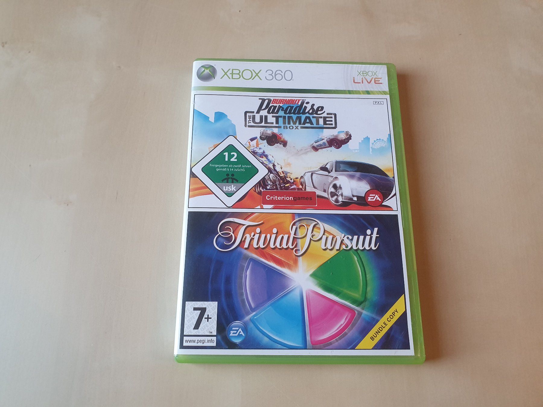 Microsoft Spiele: Burnout Paradise / Trivial Pursuit – Gebraucht aus Stansstad von collectorsshop