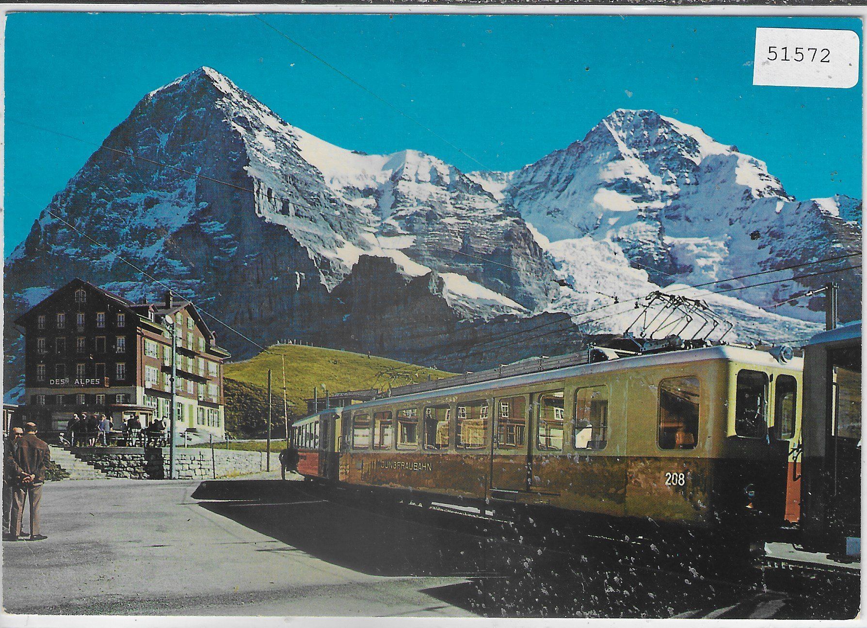 Ansichtskarten: Kleine Scheidegg - Station Jungfrau-Bahn – Gebraucht aus Ettingen von Kartenplanet