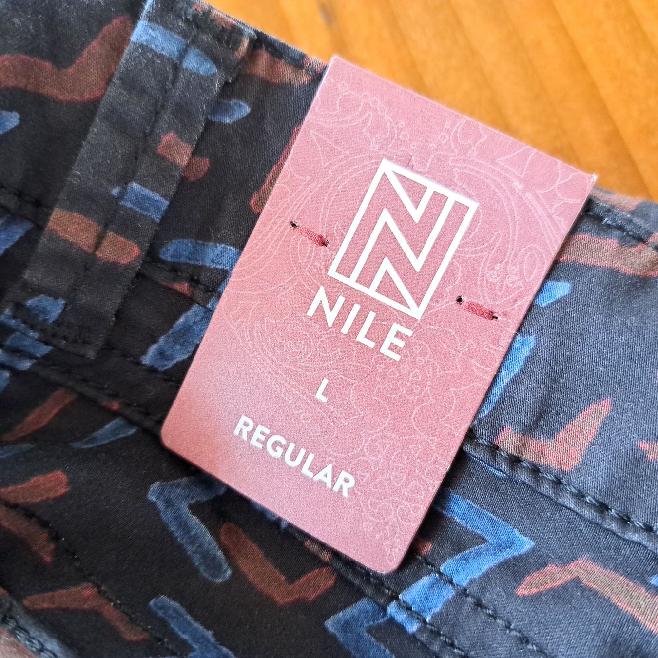 Nile Jeans: Neue Nile Jeans Gr. L    Regular    mit Muster – Nuovo e nell'imballaggio originale da Langendorf venduto da thesi246 5