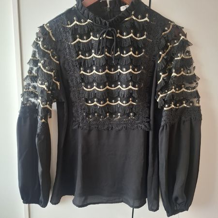 Damen Bluse P/M-  schwarz guter Zustand