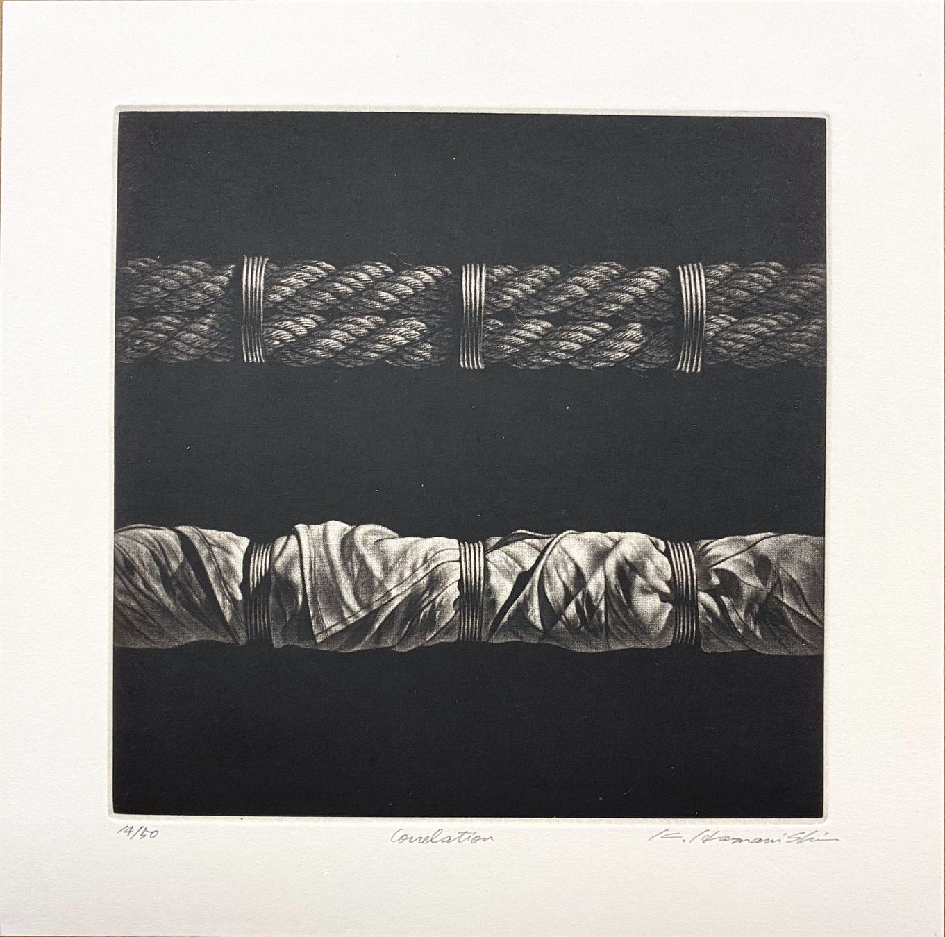 Grafiken & Lithographien: Katsunori Hamanishi, Blatt Triennale Grenchen 1982 – Gebraucht aus grenchen von Belarte