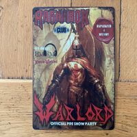 Blechschild 20x30cm WARLORD Live Griechenland Metal Retro
