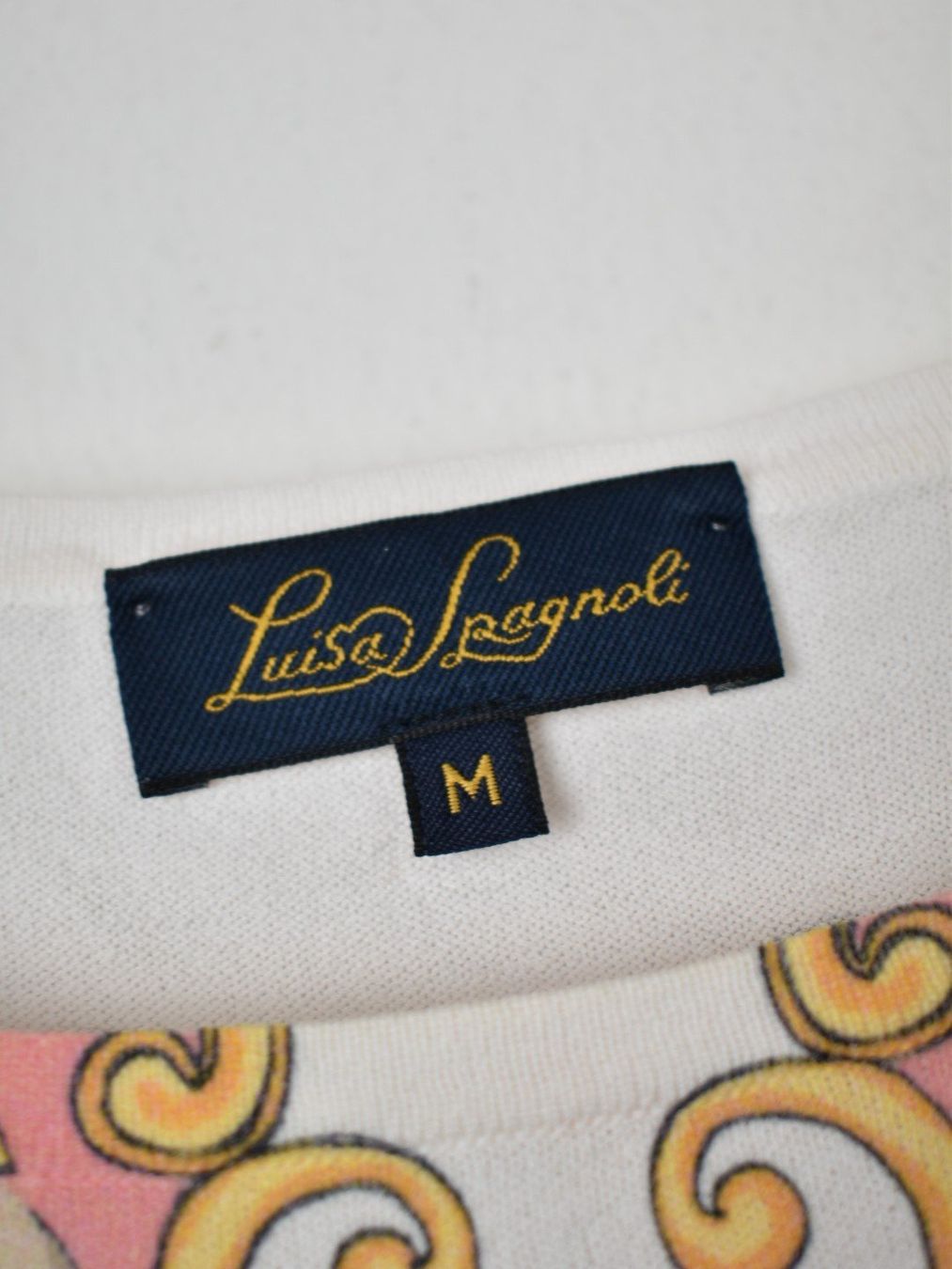 T-shirts: Luisa Spagnoli Strickshirt, Gr.M, neuwertig – Neuf (Voir description) à Nürensdorf par 2ND_STORY 4