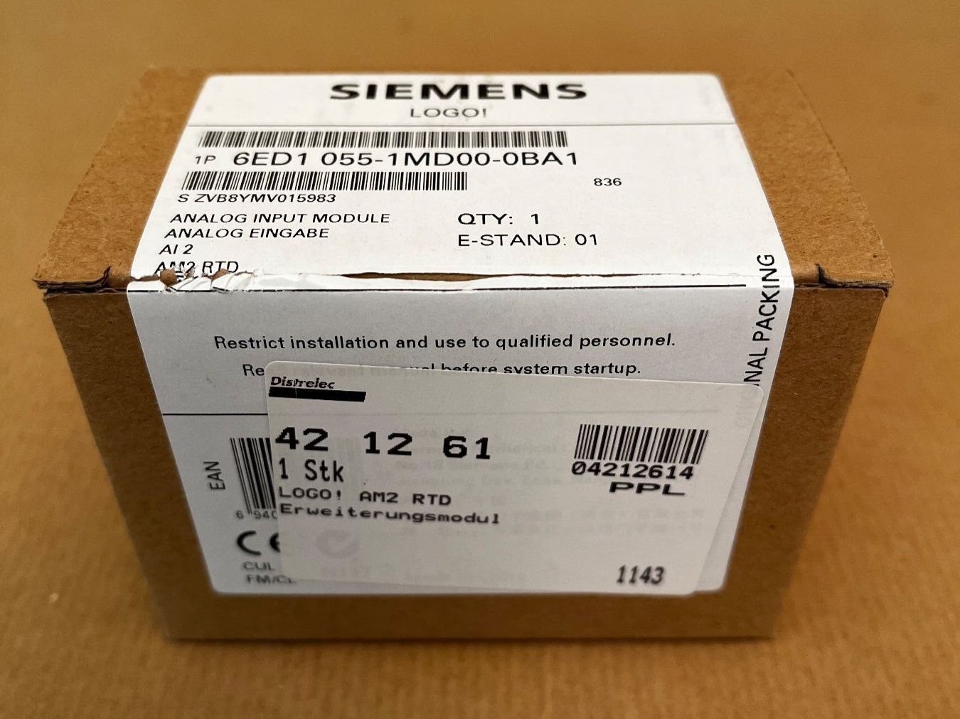 Siemens Componenti elettronici: LOGO ! Erweiterungdmodul AM2 RTD – Nuovo (secondo la descrizione) da Biel/Bienne venduto da Daenu21