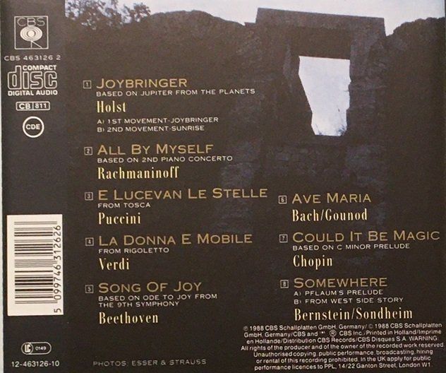 CD: Peter Hofmann & The London Symphony Orchestra - Monuments – Usato da Grüningen venduto da azulverde 1